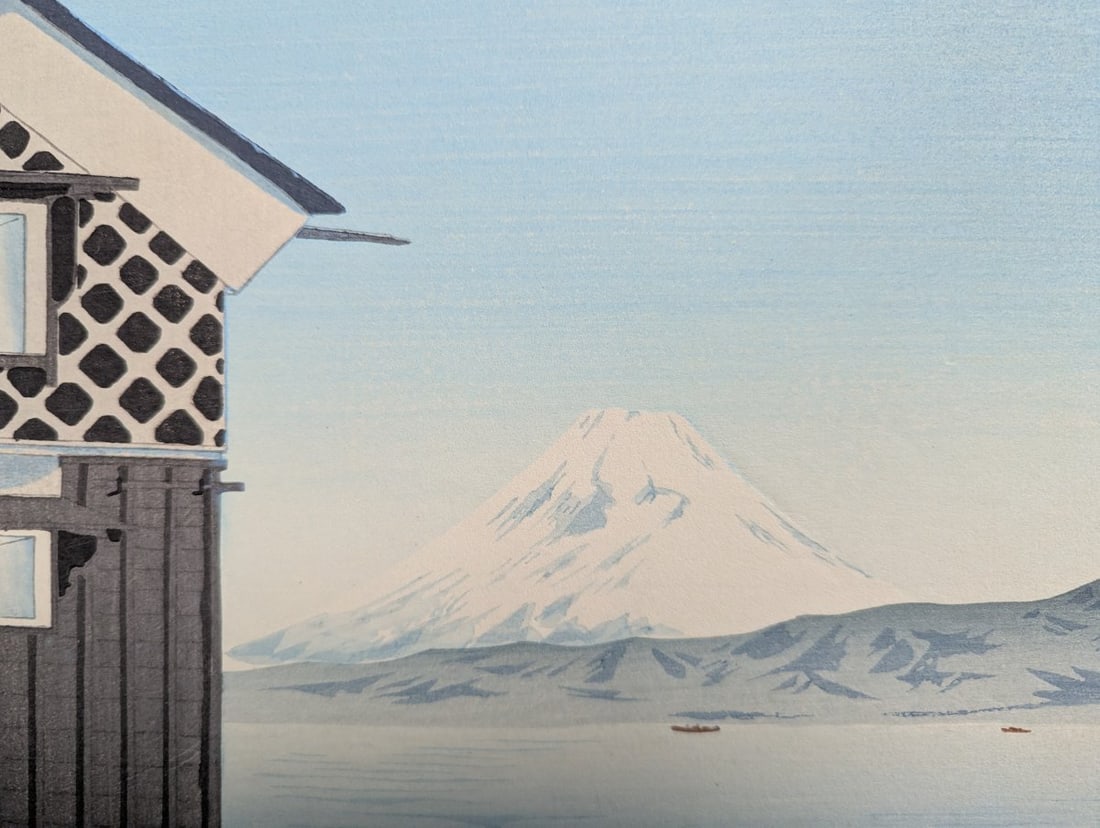 TomikichirÅ Tokuriki Japanese Woodblock Print Sea at Izu - 6