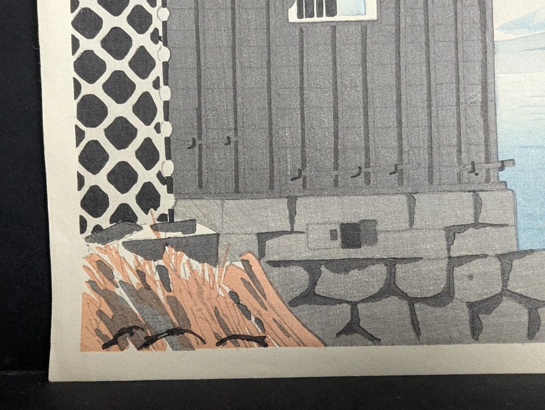 TomikichirÅ Tokuriki Japanese Woodblock Print Sea at Izu - 8