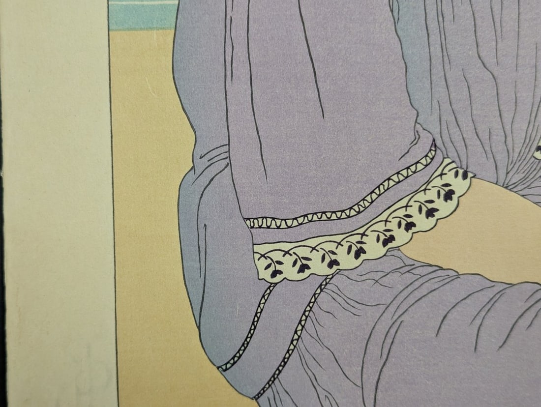 Paul Jacoulet Japanese Woodblock Print La Nouvelle Robe Metalanim Ponape Artwork - 6