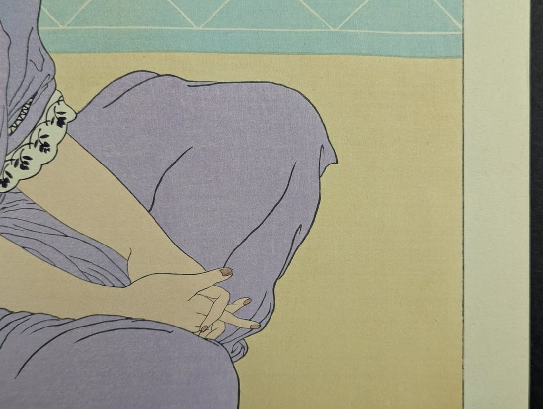 Paul Jacoulet Japanese Woodblock Print La Nouvelle Robe Metalanim Ponape Artwork - 7