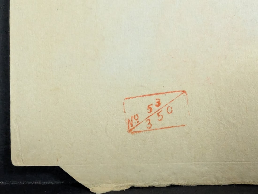 Paul Jacoulet Japanese Woodblock Print Une Histoire Tres Drole Mongols Unique Art - 11