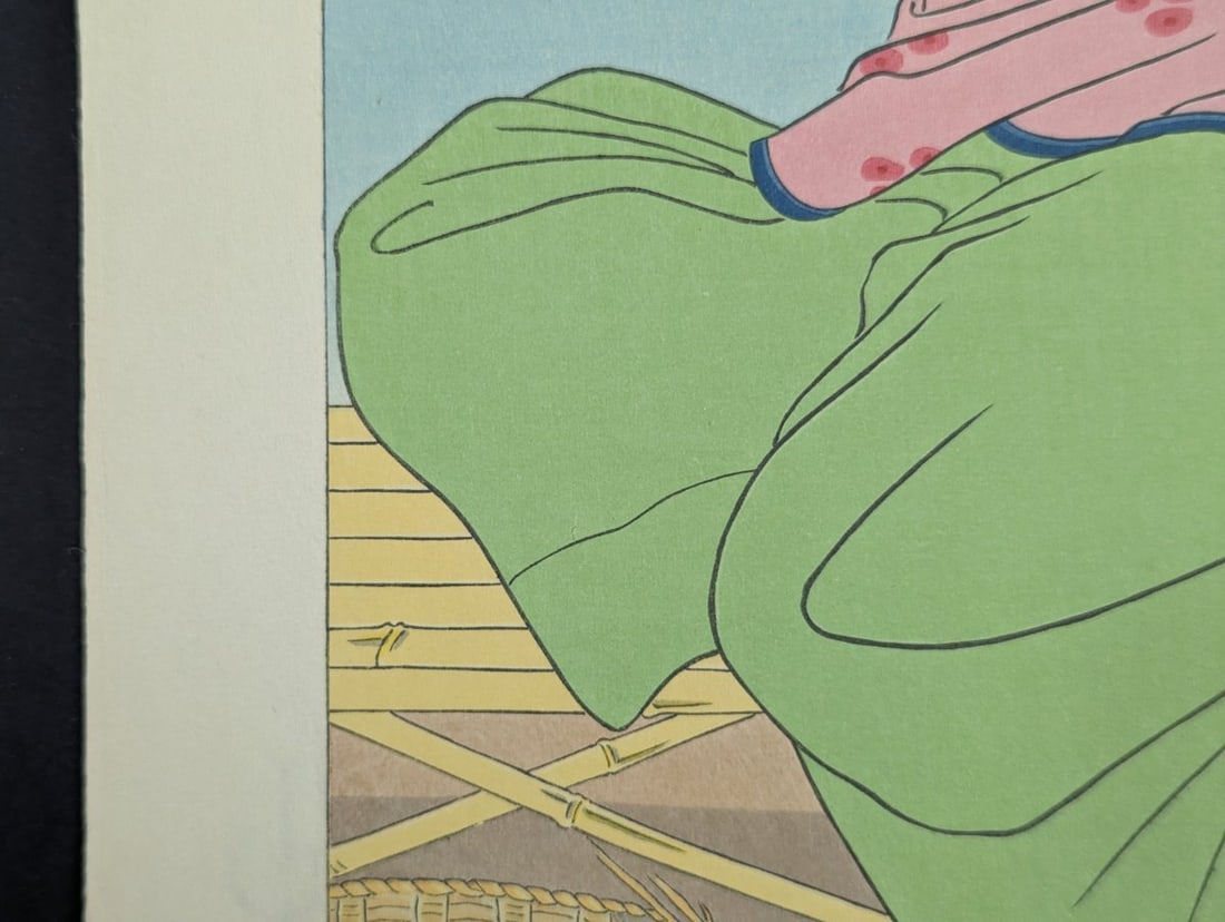 Paul Jacoulet La Soupe aux Huitres Chinese Oyster Soup Japanese Woodblock Print - 6