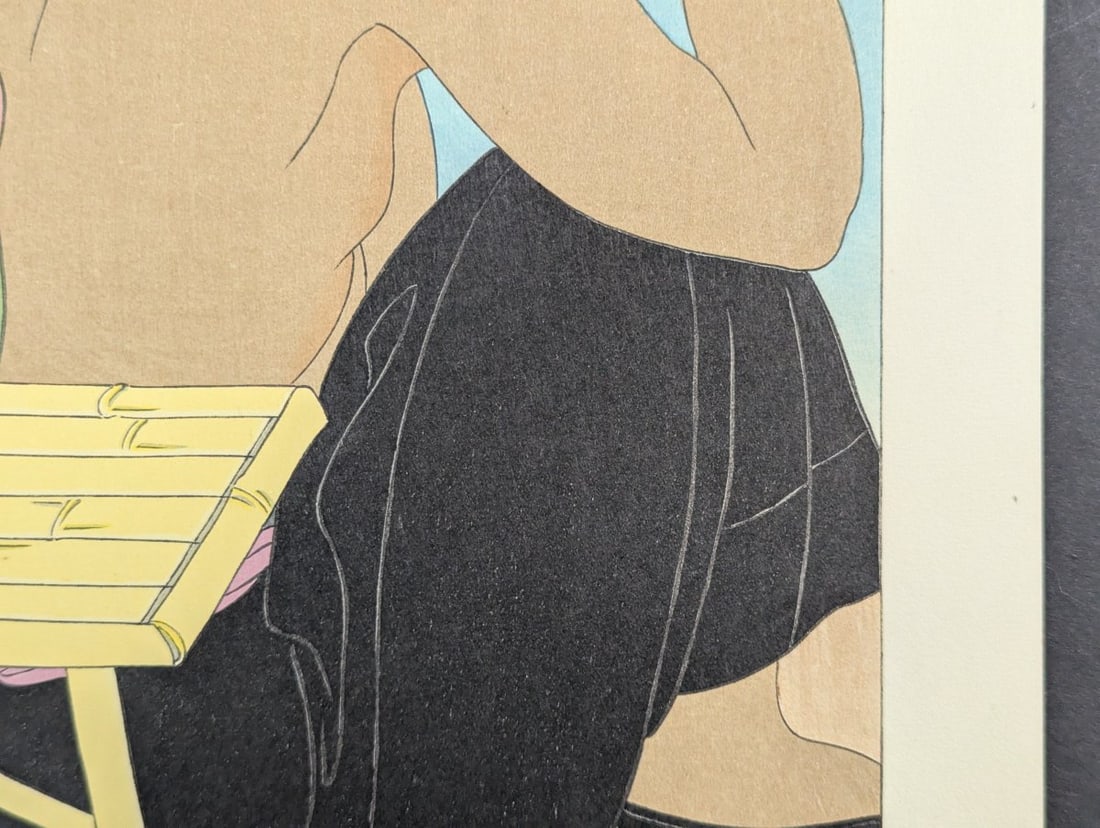 Paul Jacoulet La Soupe aux Huitres Chinese Oyster Soup Japanese Woodblock Print - 7