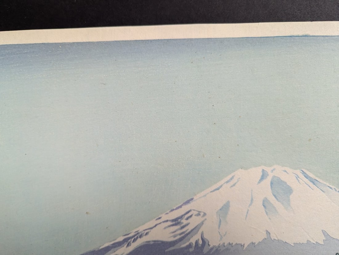 Japanese Woodblock Print by Tokuriki TomikichirÅ - Autumn Clearing at Otome Pass - 3