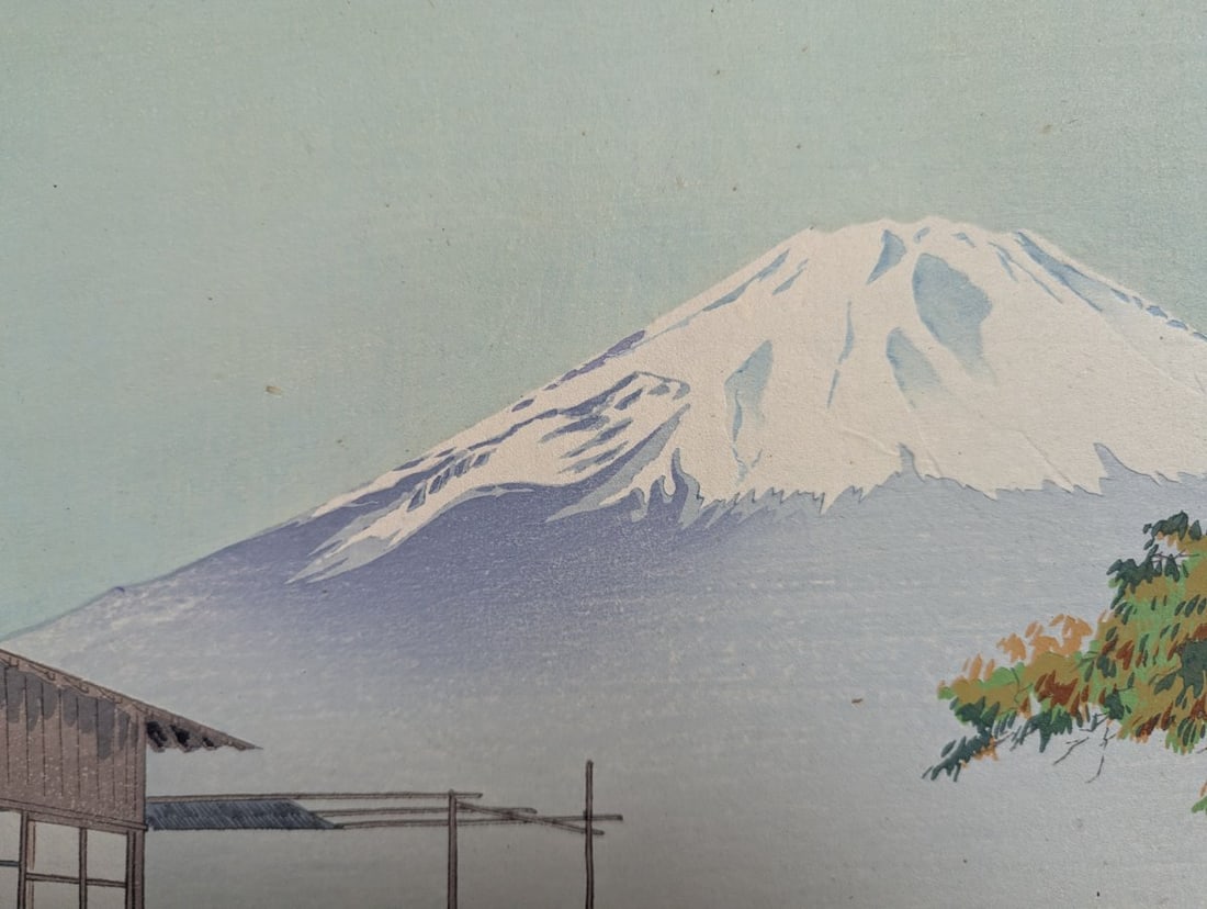 Japanese Woodblock Print by Tokuriki TomikichirÅ - Autumn Clearing at Otome Pass - 6