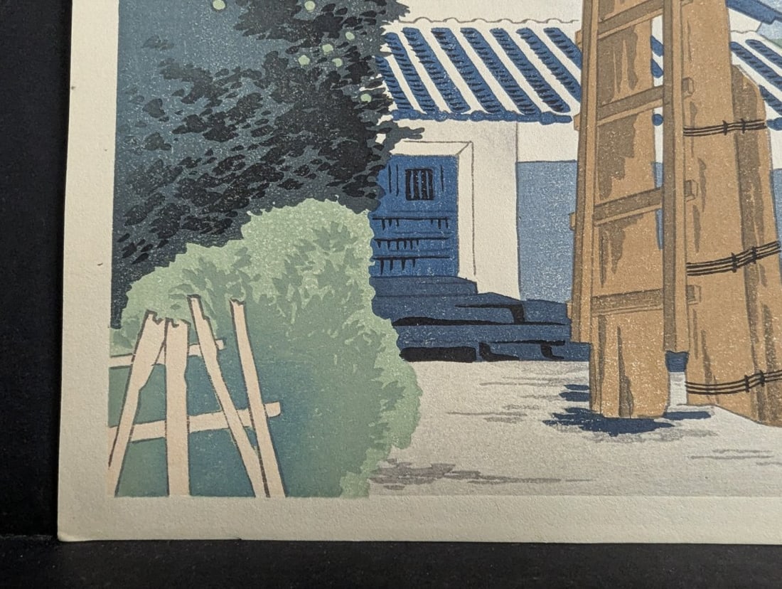 Tomikichiro Tokuriki Japanese Woodblock Print Fuji from Iwabuchi Town - 8