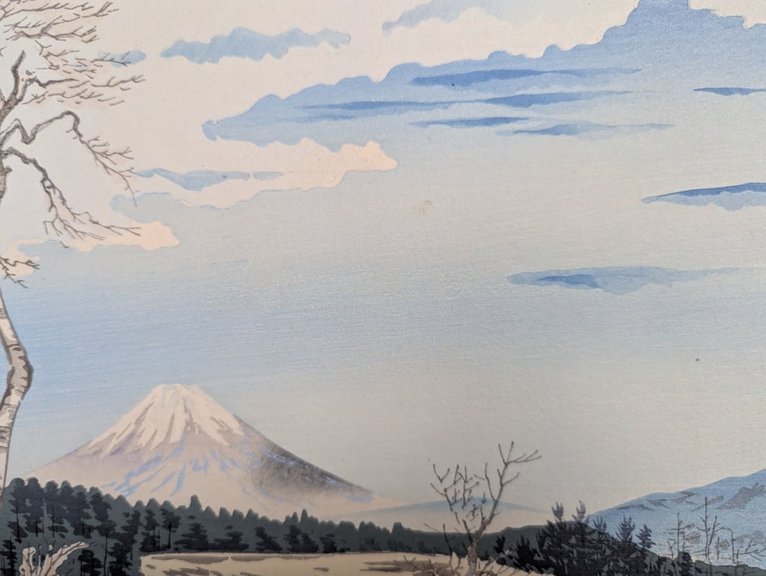 Japanese Woodblock Print Fuji from Fujimi Highlands by Tokuriki TomikichirÅ - 6