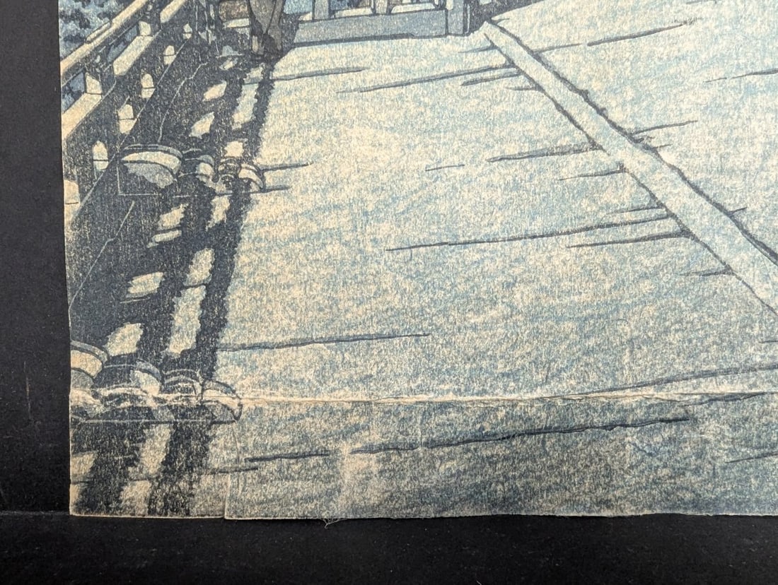 Kawase Hasui Kiyomizu Temple Kyoto Japanese Woodblock Print Masterpiece 1933 - 6