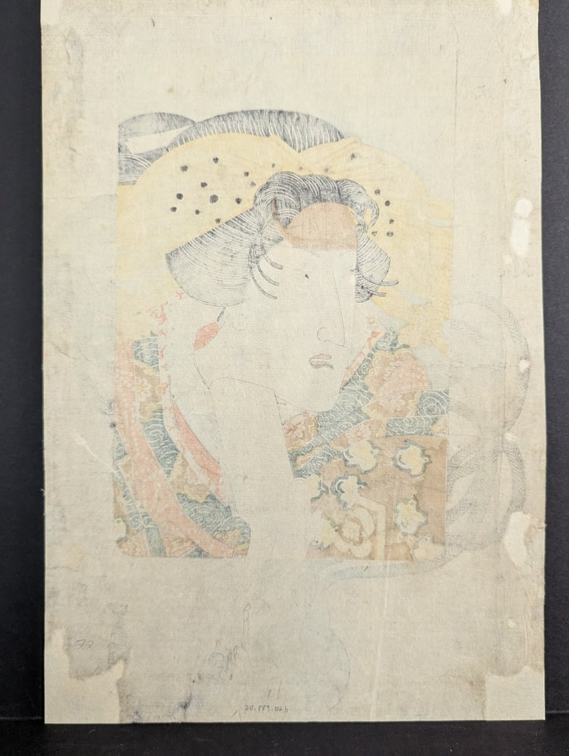 Japanese Woodblock Print of Actor Segawa KikunojÅ III by Tomikawa Ginsetsu - 10