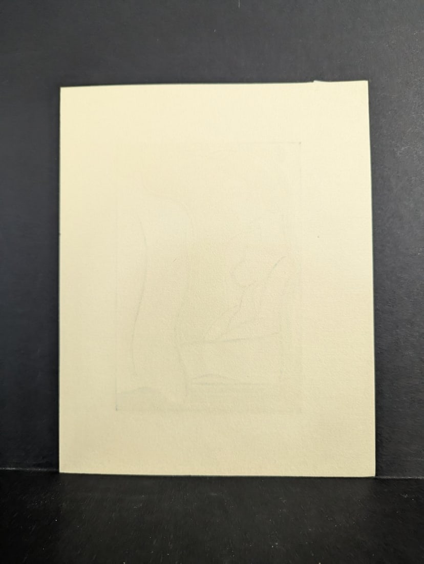 Un'ichi Hiratsuka 'Mirror I' Japanese Woodblock Print - 1971 Original Artwork - 5