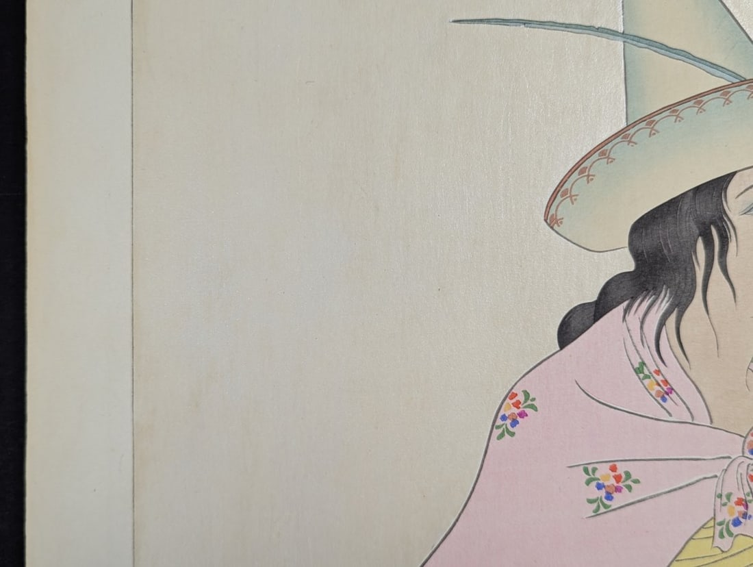 Paul Jacoulet Japanese Woodblock Print Jeune fille de Jaluit Marshalls 1935 - 2