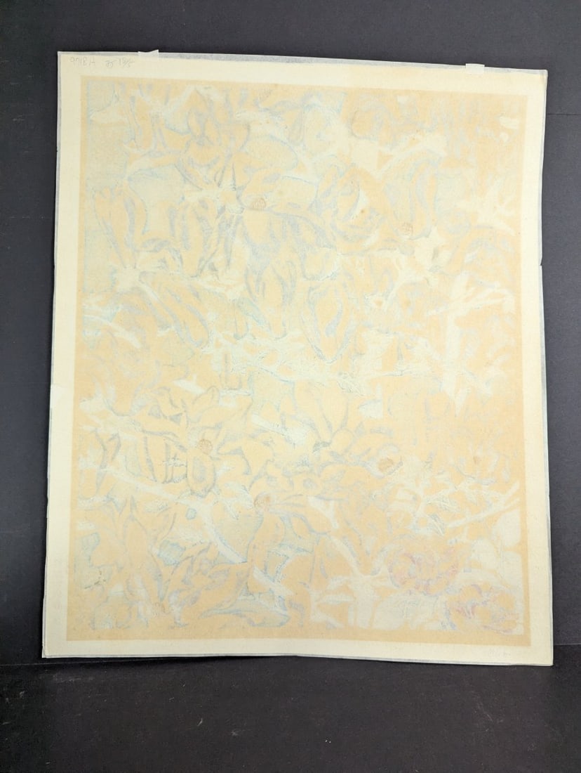Okiee Hashimoto Magnolia Japanese Woodblock Print - Beautiful Floral Artwork - 6