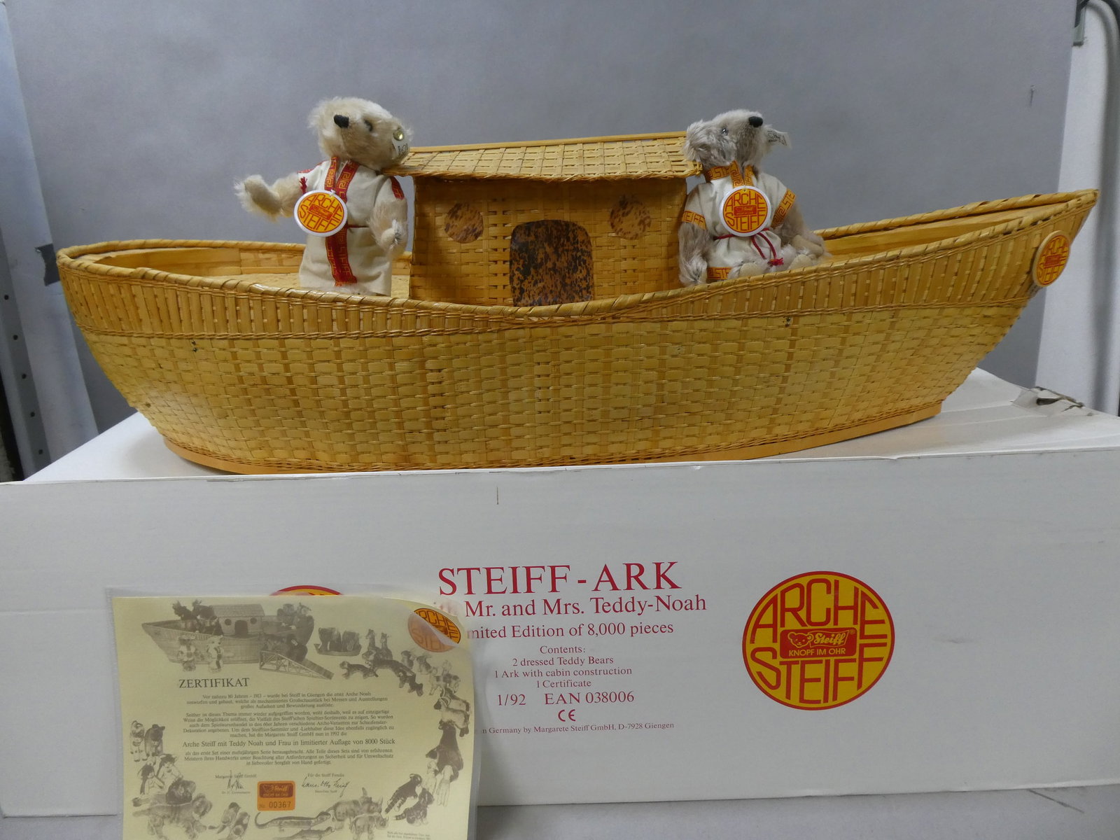 1992 Arche Steiff Noah's Ark at Geingen Large Display in Box (1 of 1)