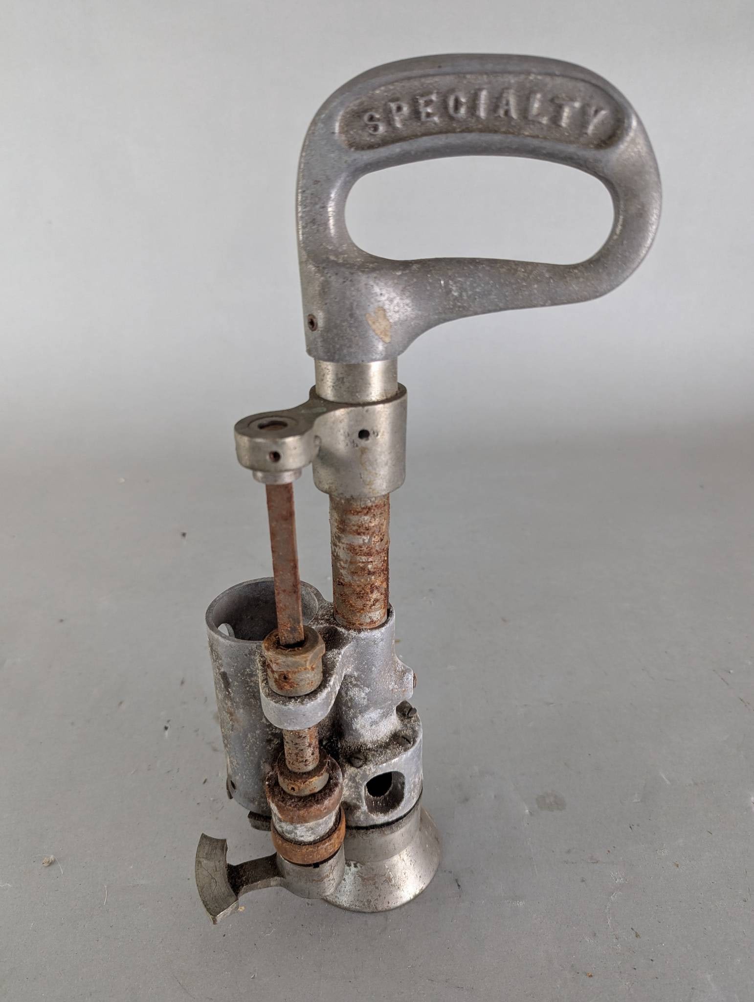 Vintage Metal Milk Bottle Capper with Specialty Handle - 4