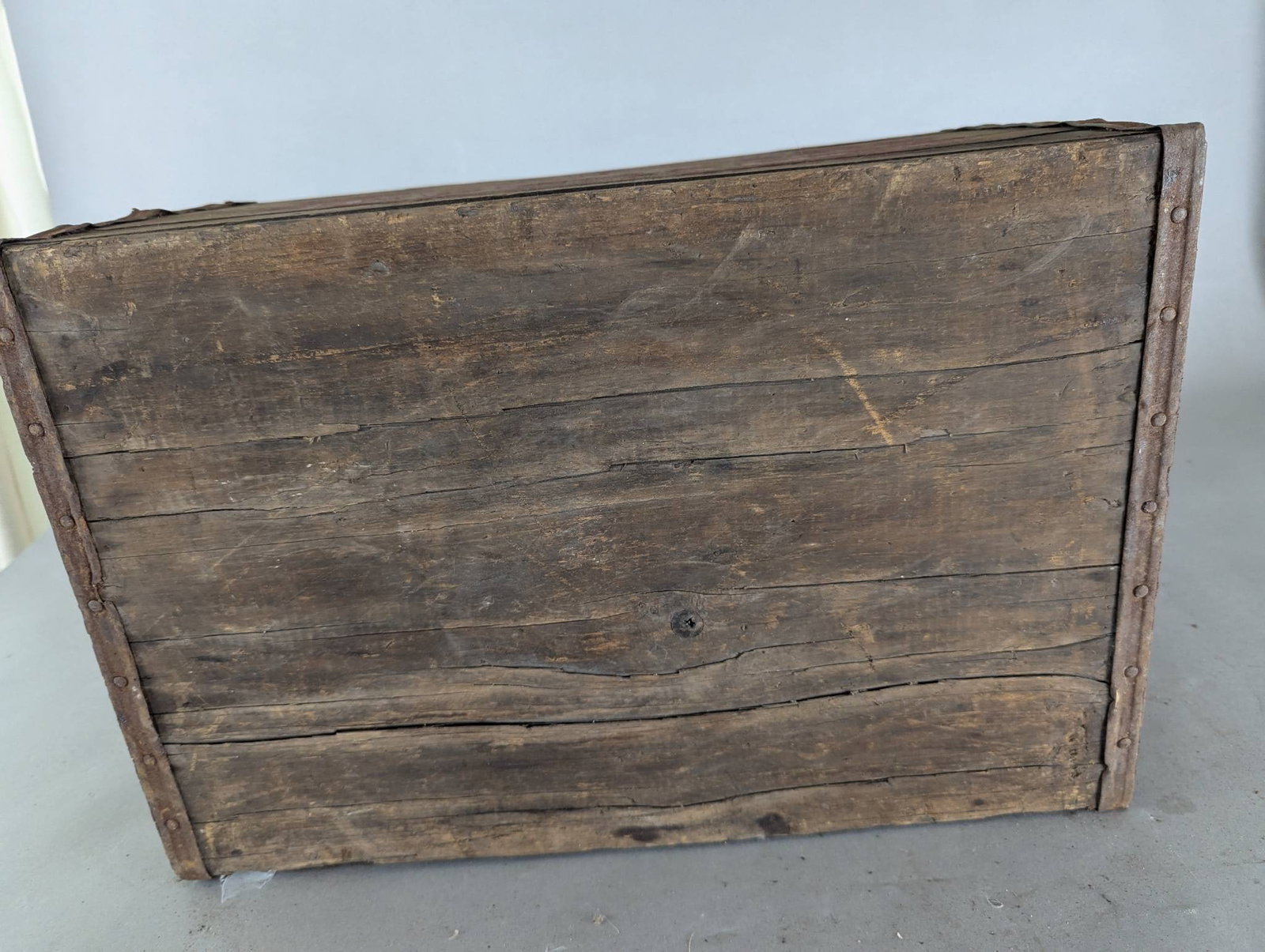 Webelows Beverages Shawano WI Wooden Crate with Handles - 6