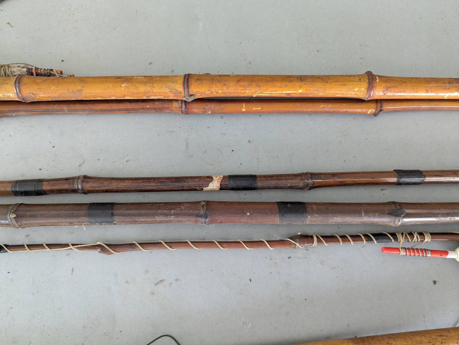Antique Bamboo Fishing Rods and Spear Fishing Tools - 6