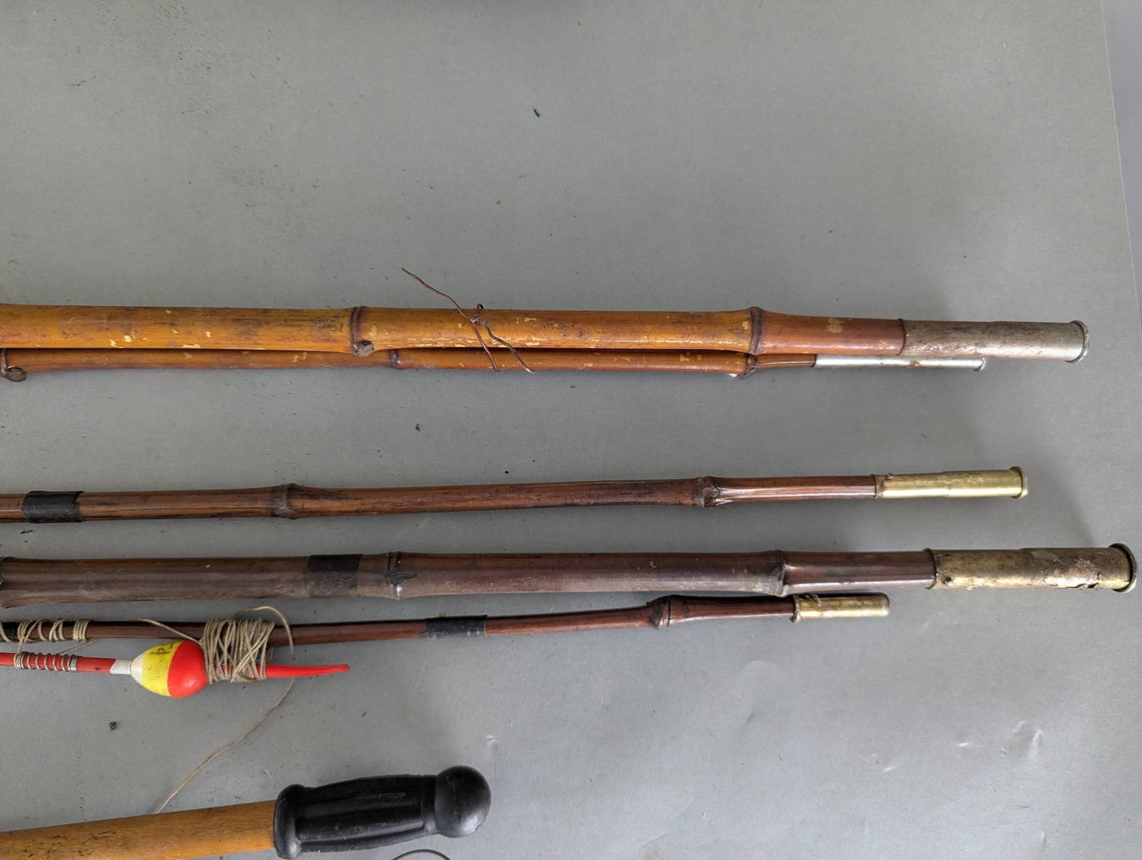 Antique Bamboo Fishing Rods and Spear Fishing Tools - 7