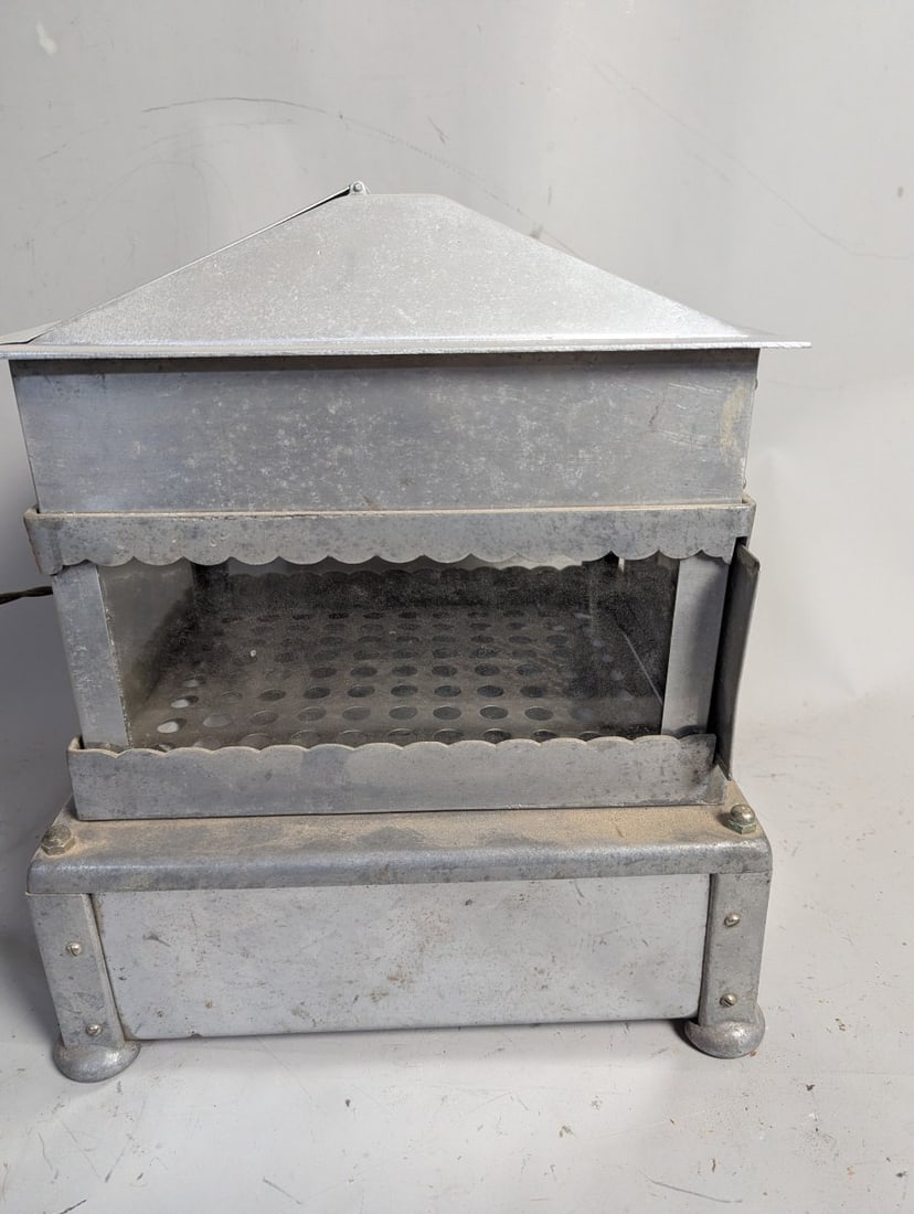 Vintage Tostette Hotdog Cooker Steamer American Kitchen Appliance: **Important** Please read below description on how to avoid high shipping costs. This vintage Tostette hotdog cooker and steamer, measuring 18 x 12 x 15, is in working order but needs a cleaning. It