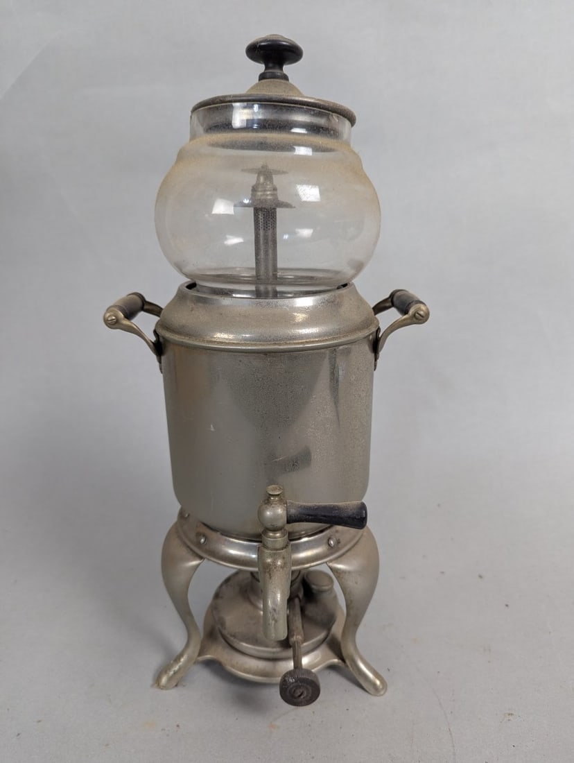 Vintage Sternauware Coffee Percolator Art Nouveau Style Samovar: **Important** Please read below description on how to avoid high shipping costs. Up for auction is a beautiful Sternauware coffee percolator, measuring 17 high x 8 x 8. This piece showcases exquisite
