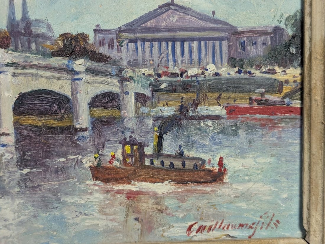 Impressionistic Painting of Pont de la Concorde by Guillaumefils - 8