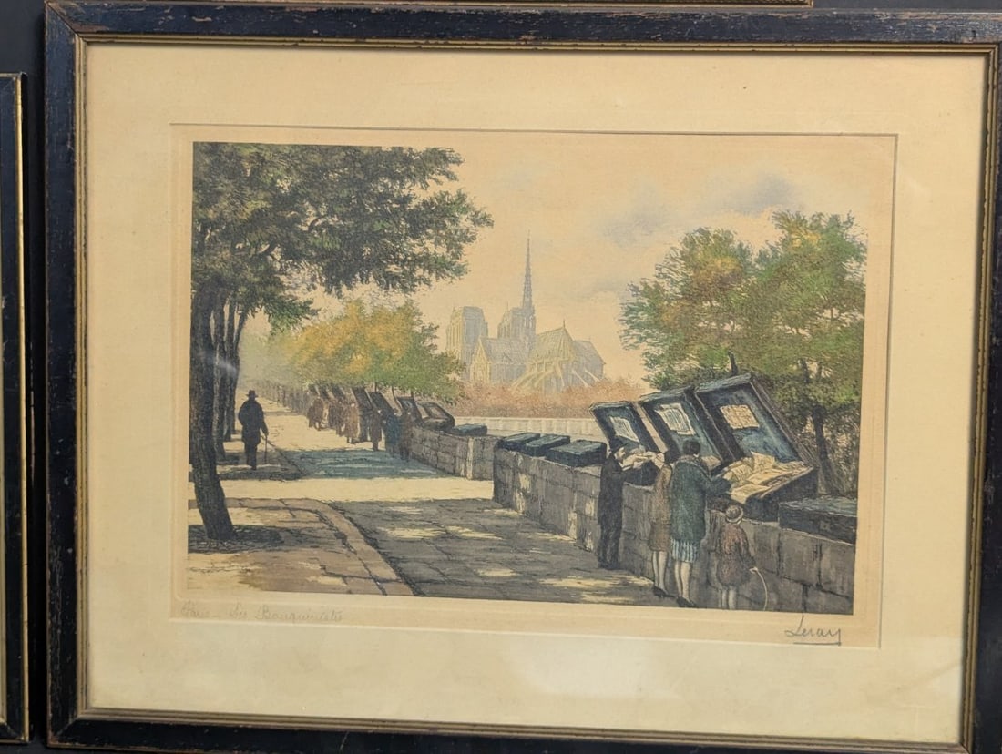 Jules Leray 1930s Paris Etchings Collection Signed Art - 7