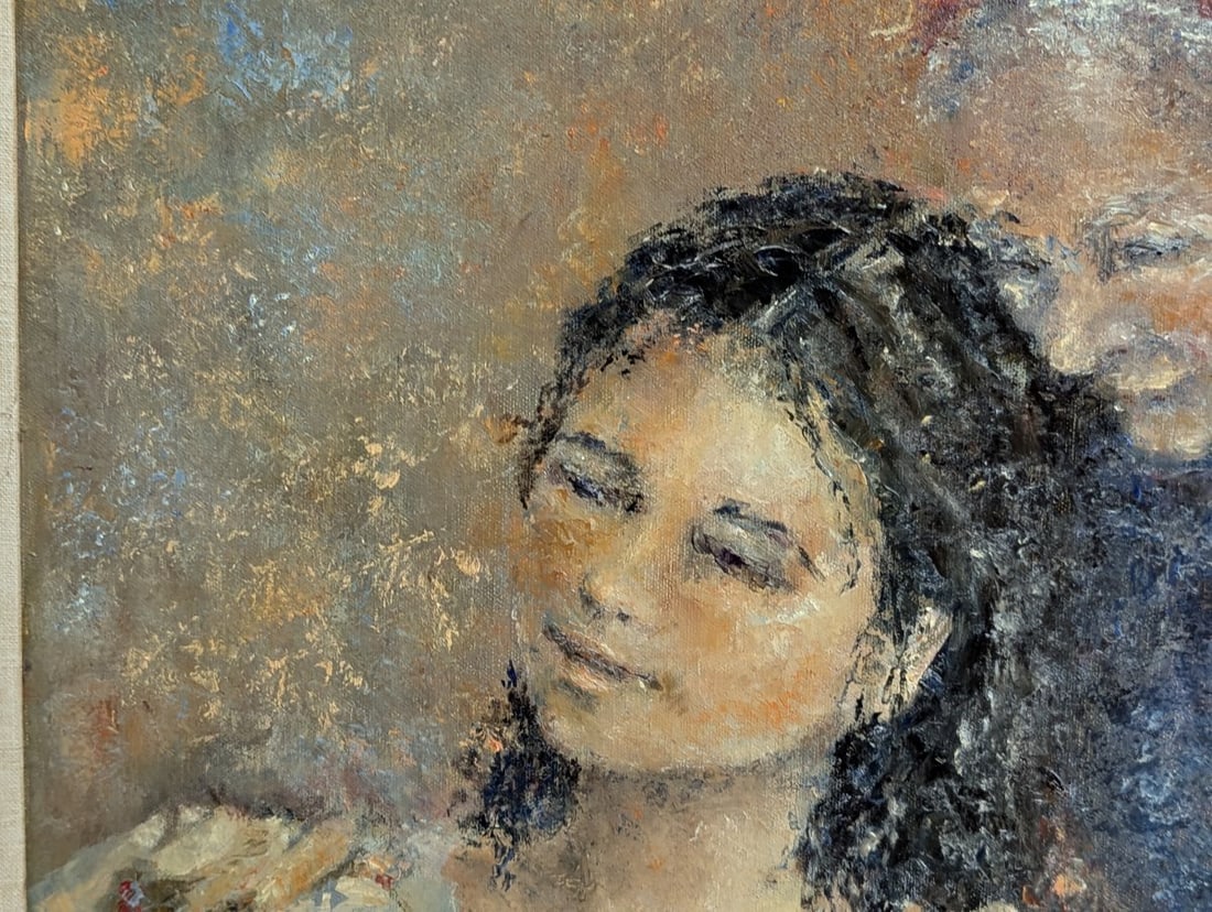 Charming Oil Painting by Mario RÃ¶nko Stunning Artwork - 5