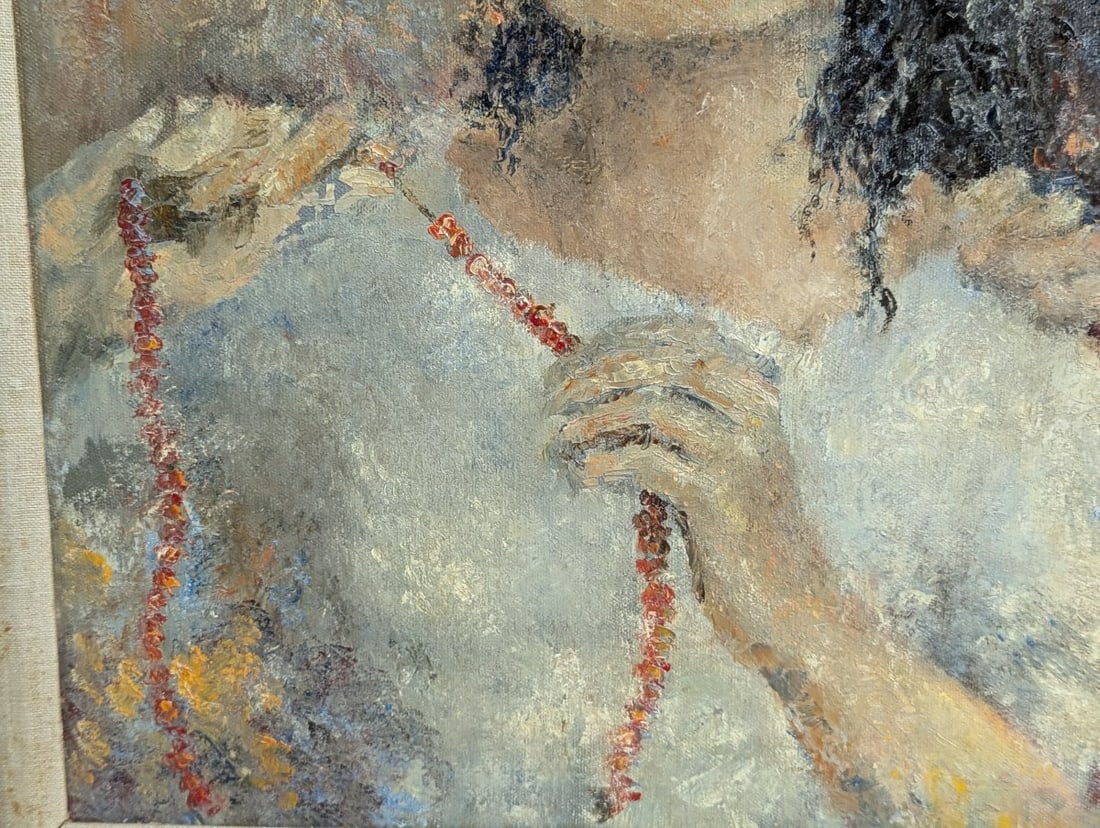 Charming Oil Painting by Mario RÃ¶nko Stunning Artwork - 7