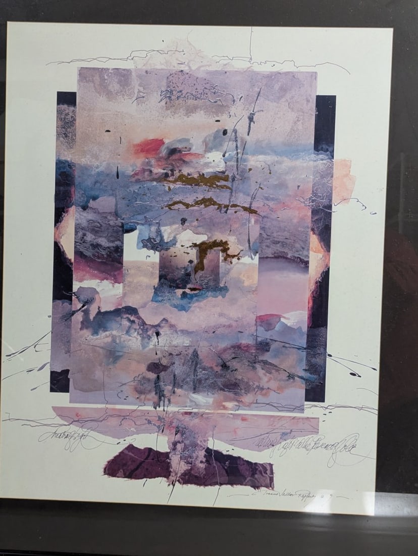 Stunning Framed Abstract Art by Francis Miller RaspÃ© - 14