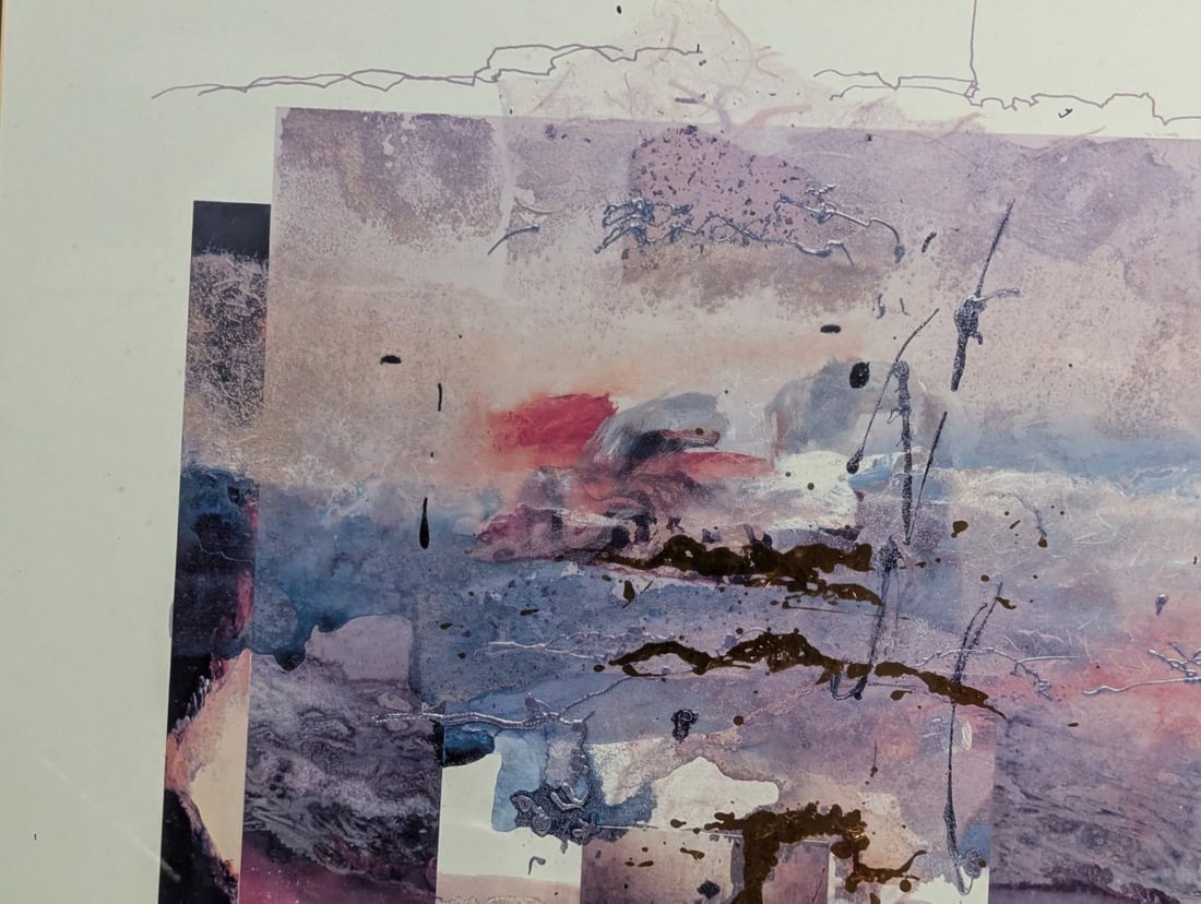 Stunning Framed Abstract Art by Francis Miller RaspÃ© - 15
