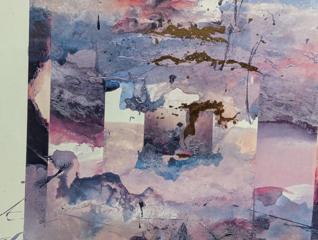 Stunning Framed Abstract Art by Francis Miller RaspÃ© - 17