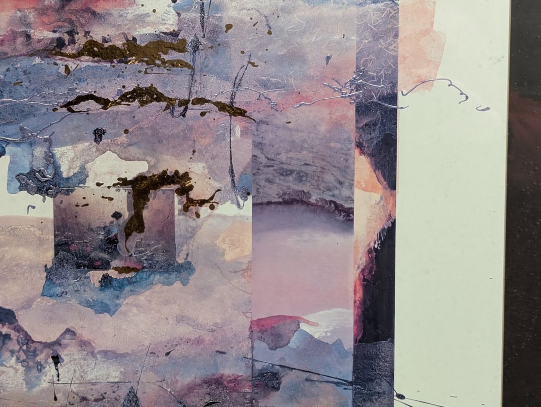 Stunning Framed Abstract Art by Francis Miller RaspÃ© - 18