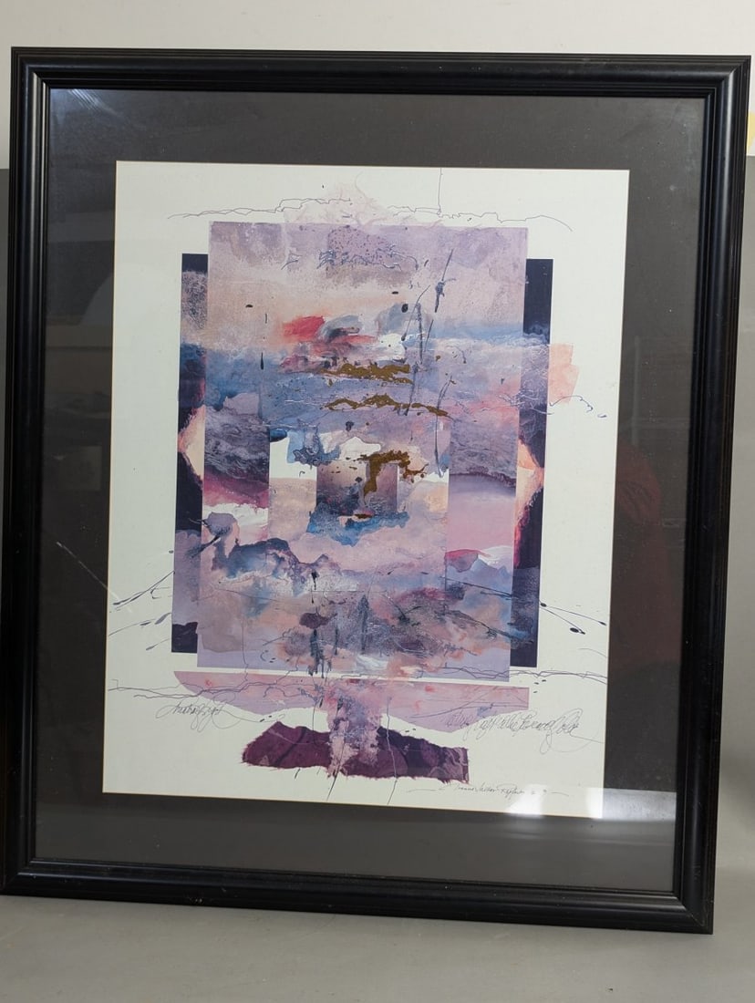 Stunning Framed Abstract Art by Francis Miller RaspÃ© (1 of 20)