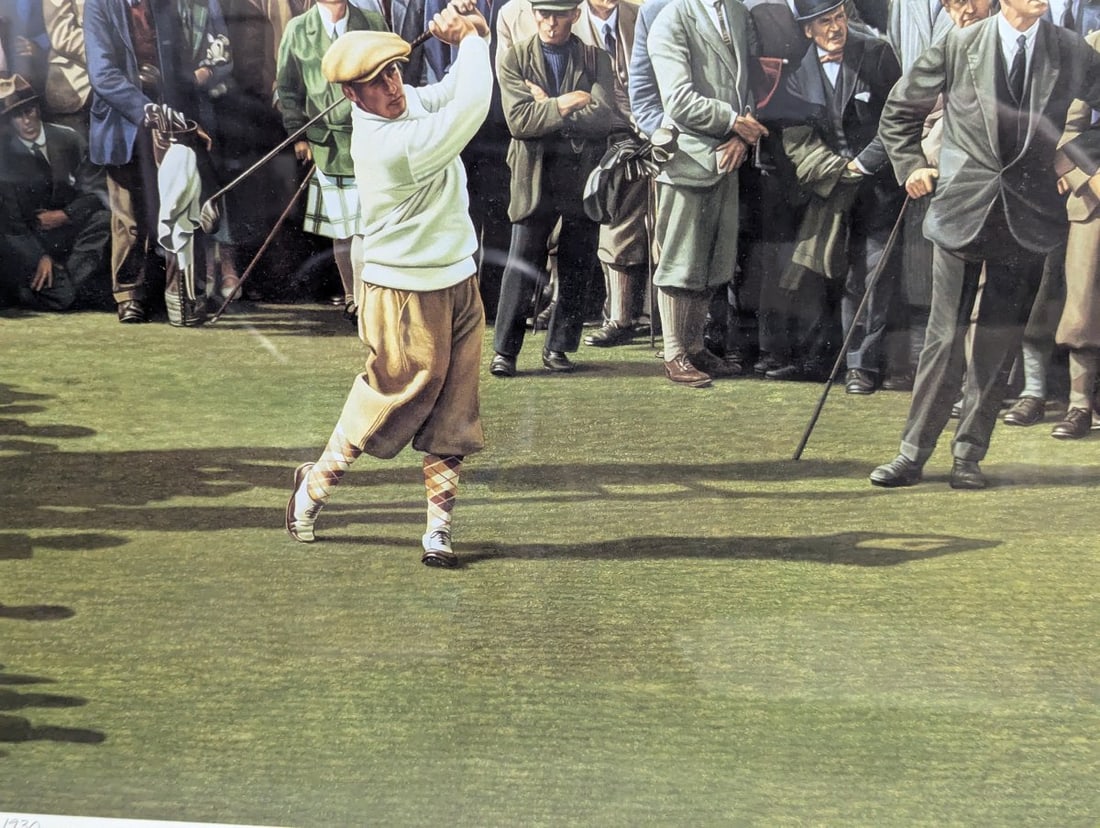 Alan F Zuniga Grand Slam 1930 Limited Edition Print Signed Art - 6