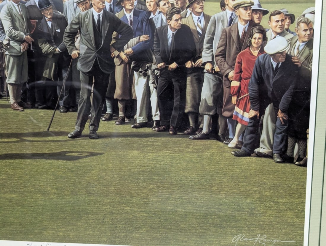 Alan F Zuniga Grand Slam 1930 Limited Edition Print Signed Art - 8