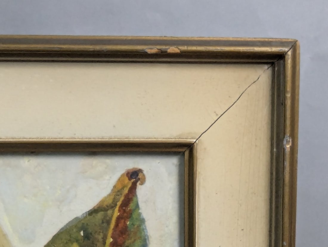 Stunning 1945 Watercolor by Mina Livingston Pike in Elegant Frame - 13