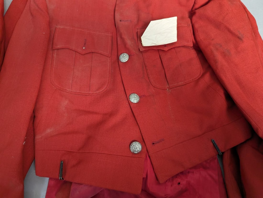 Lot of 4 Vintage Childs Marching Band Jackets Military Style Needs Cleaning - 4