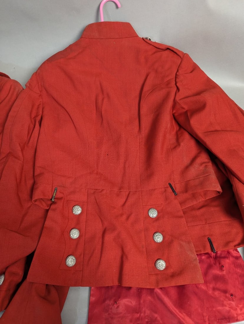 Lot of 4 Vintage Childs Marching Band Jackets Military Style Needs Cleaning - 6