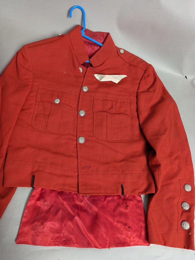 Lot of 4 Vintage Childs Marching Band Jackets Military Style Needs Cleaning - 8