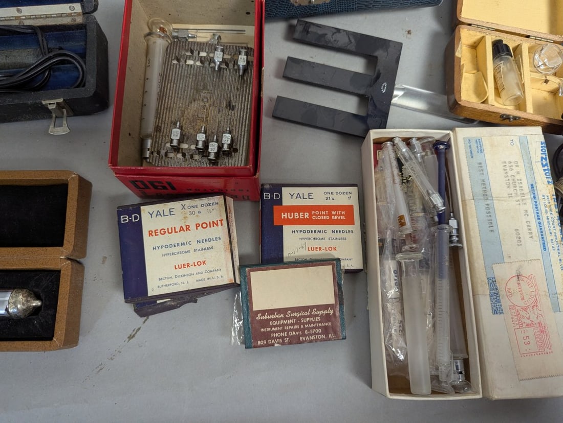 Vintage Optical Medical Devices Lot Bausch Lomb V Mueller Unique Collectibles - 10