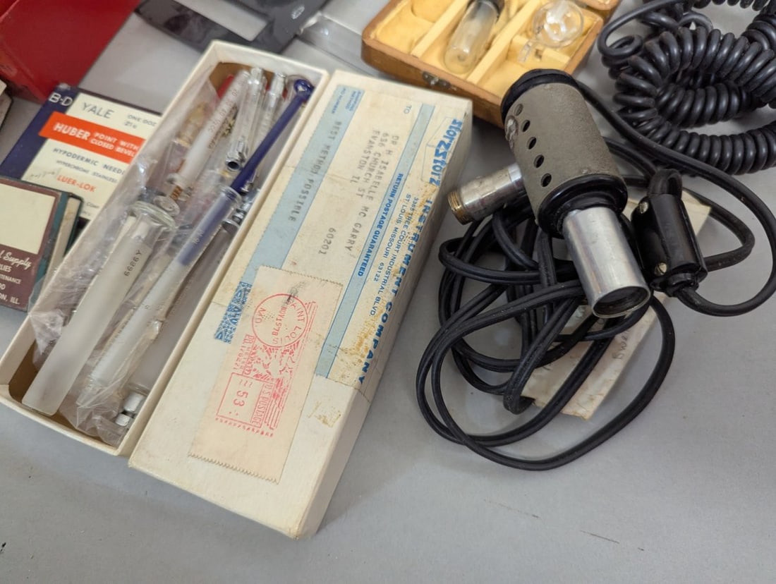 Vintage Optical Medical Devices Lot Bausch Lomb V Mueller Unique Collectibles - 12