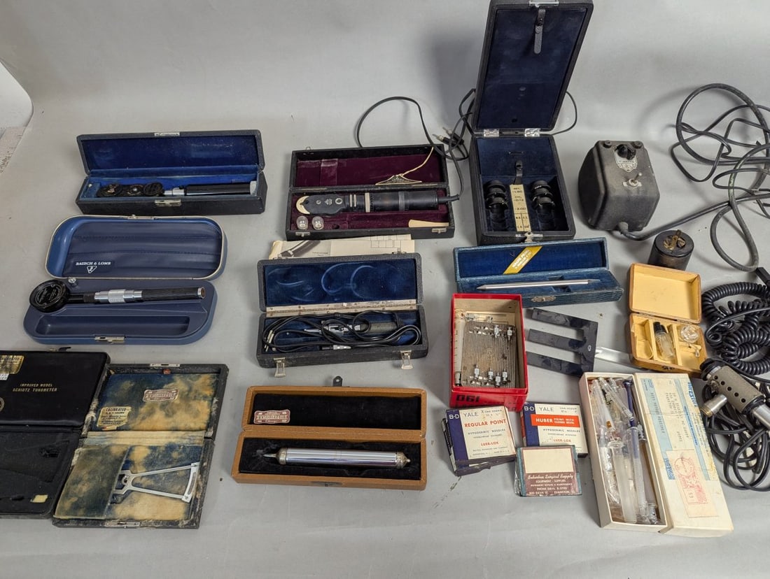 Vintage Optical Medical Devices Lot Bausch Lomb V Mueller Unique Collectibles (1 of 12)