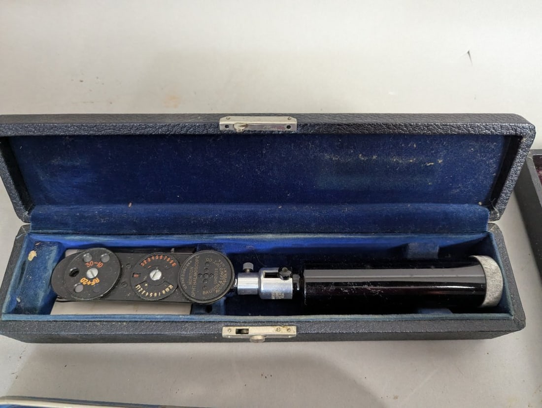 Vintage Optical Medical Devices Lot Bausch Lomb V Mueller Unique Collectibles - 2