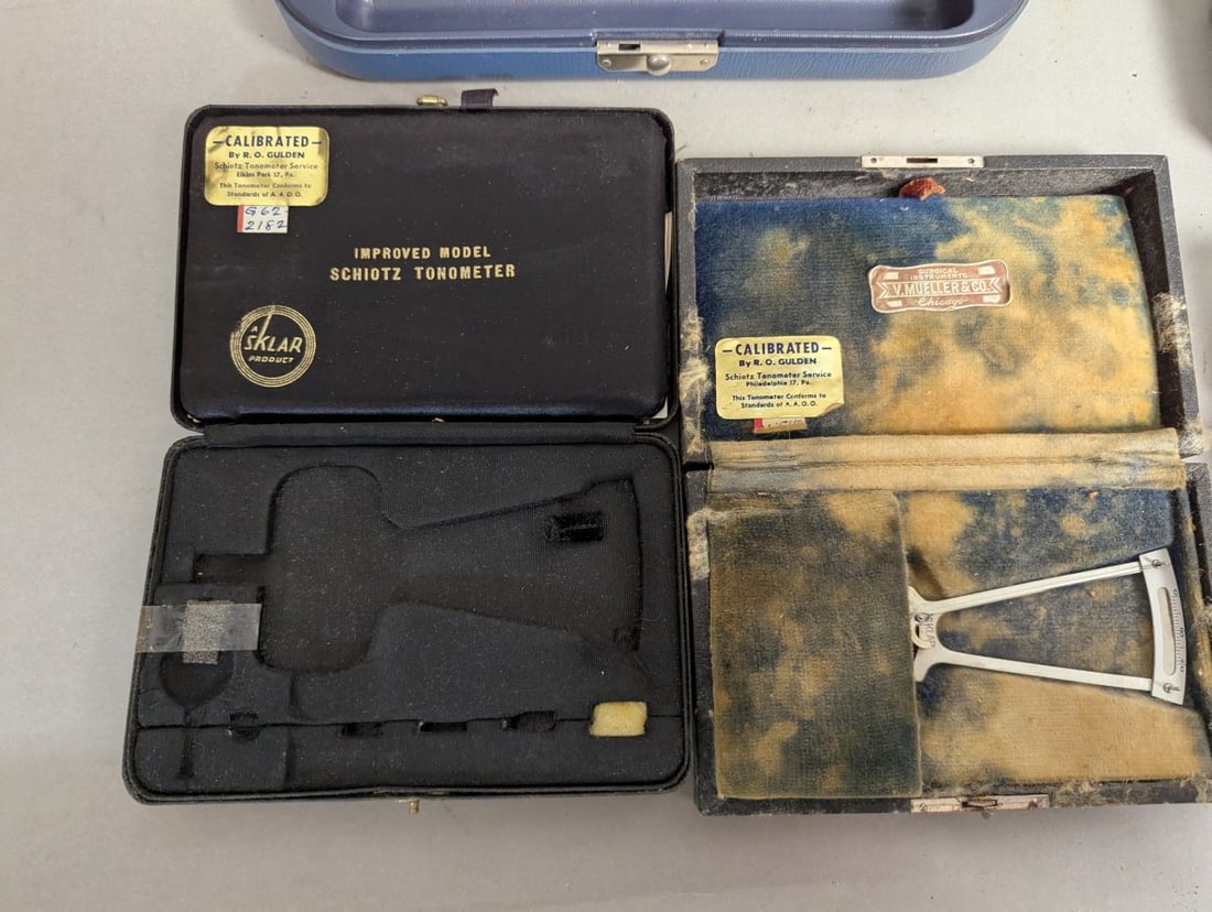 Vintage Optical Medical Devices Lot Bausch Lomb V Mueller Unique Collectibles - 4