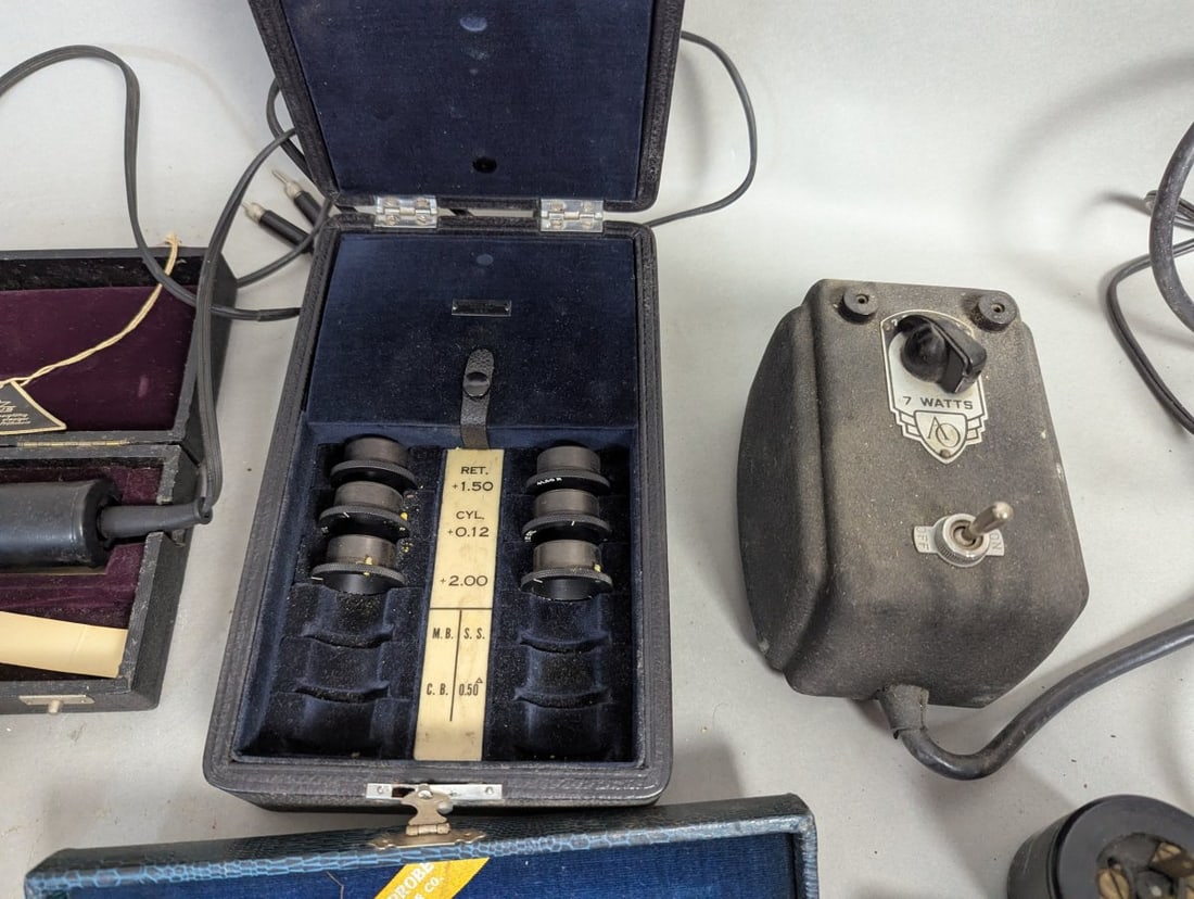 Vintage Optical Medical Devices Lot Bausch Lomb V Mueller Unique Collectibles - 8