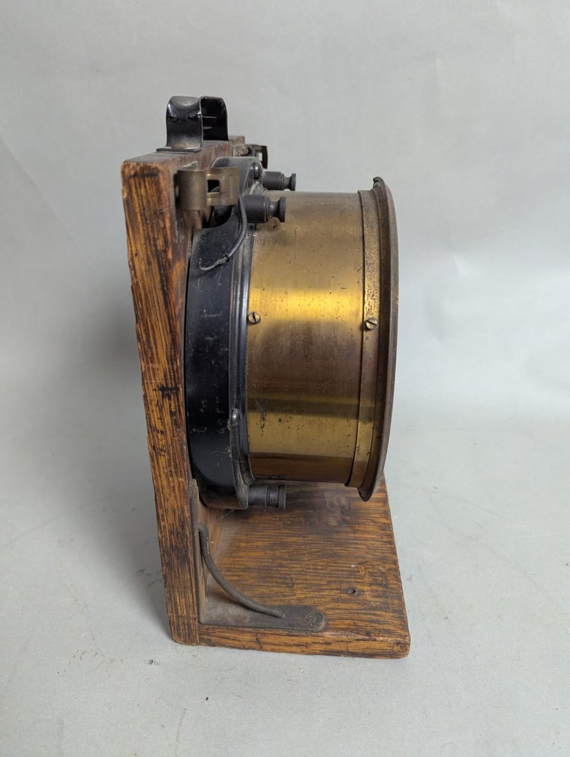 Antique Hartmann-Kempf Frequencymeter Hartmann & Braun Steampunk Industrial Decor - 7