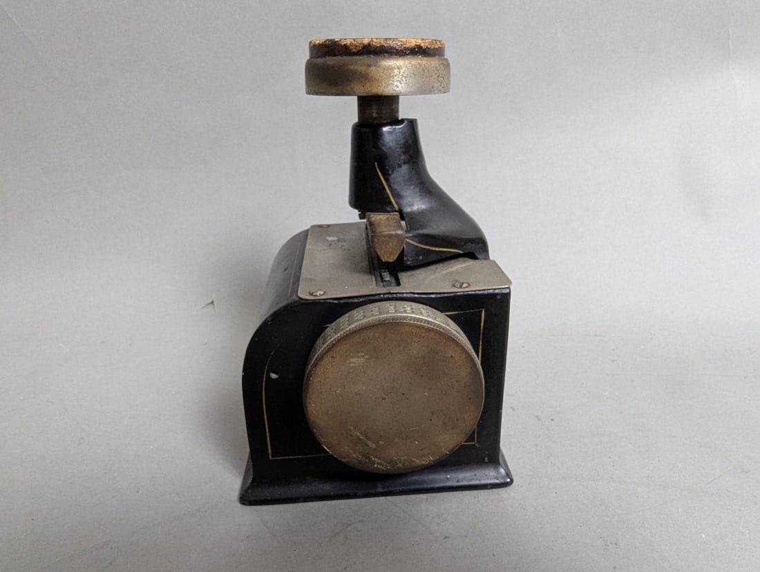 Defiance Antique Check Protector Check Writer Office Steampunk Decor Collectible - 3