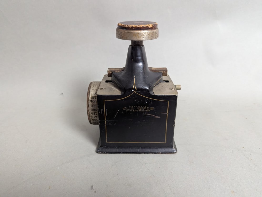 Defiance Antique Check Protector Check Writer Office Steampunk Decor Collectible - 4