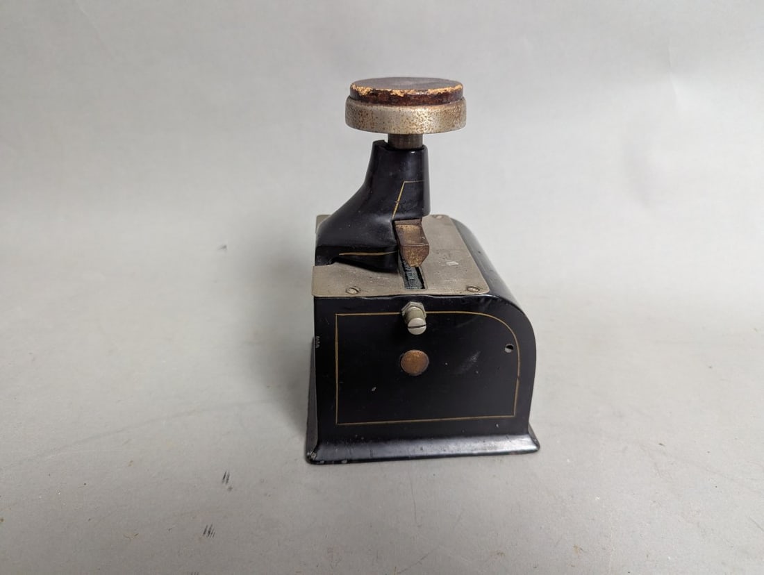 Defiance Antique Check Protector Check Writer Office Steampunk Decor Collectible - 5