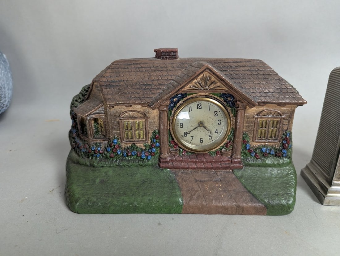 Vintage Wind Up Clock Lot of 7 for Collectors and Repair - Unique Decorative Clocks - 8
