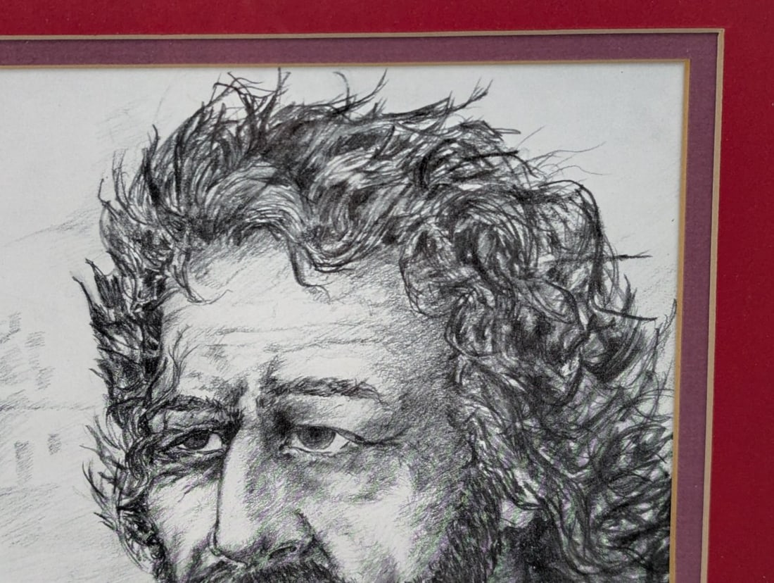 Signed Peter Hortman Print Breaking of Bread Framed Artwork of Jesus Christ - 4